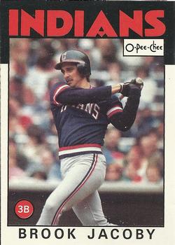 1986 O-Pee-Chee Baseball Cards 116     Brook Jacoby
